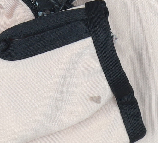 Nike Women’s Beige Full Zip Hoodie Jacket Size S Dri-Fit Training