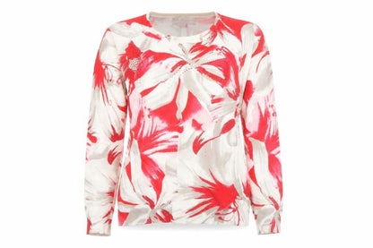 Paco Boutique Women’s Multicoloured Floral Jumper M Pullover