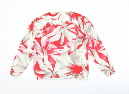 Paco Boutique Women’s Multicoloured Floral Jumper M Pullover