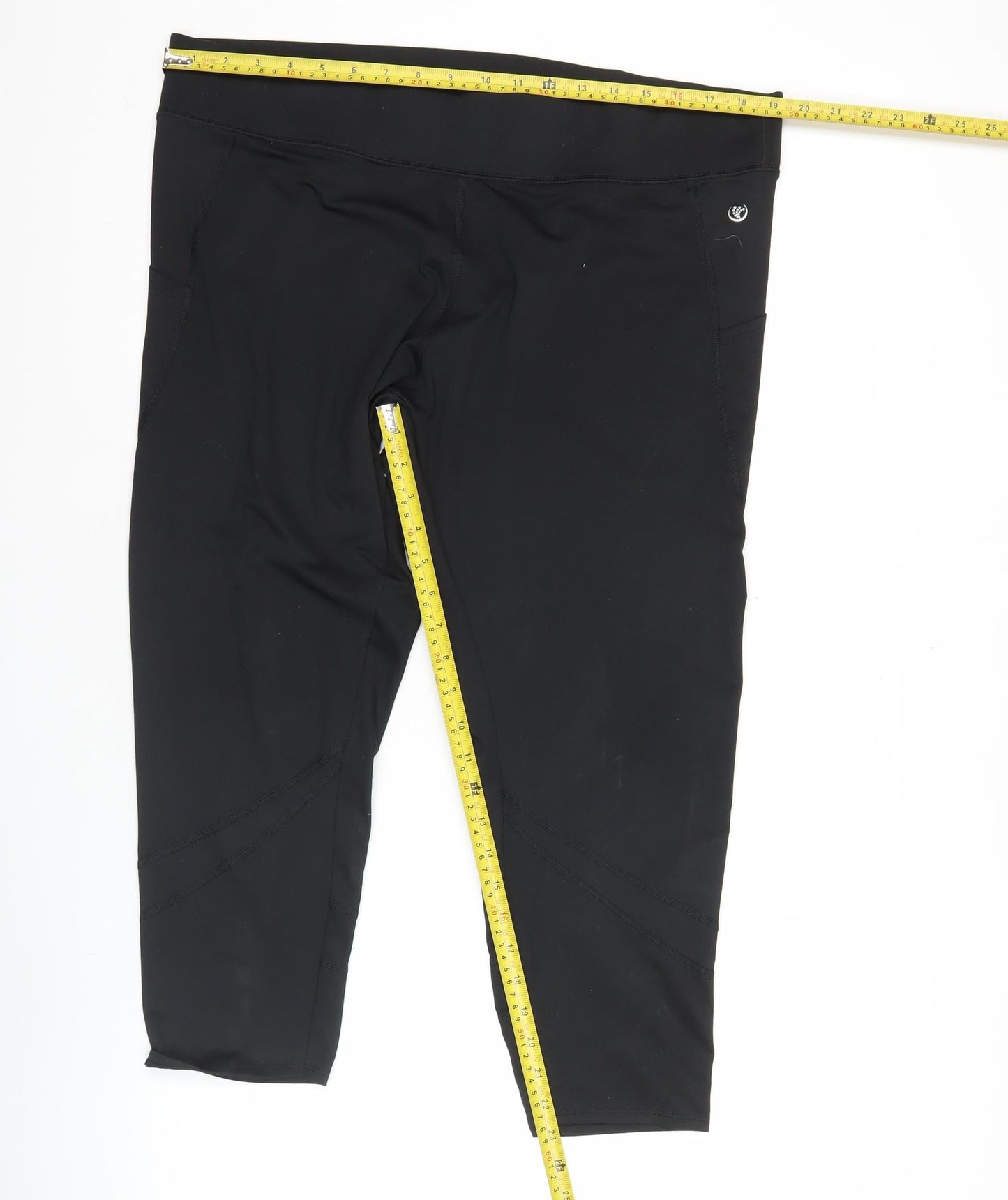 Dunnes Stores Women’s Black XL Activewear Leggings Gym Yoga Slim Fit