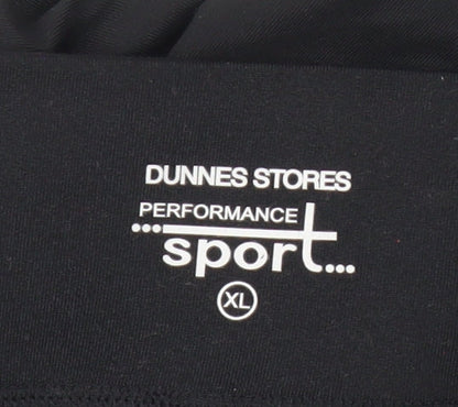 Dunnes Stores Women’s Black XL Activewear Leggings Gym Yoga Slim Fit