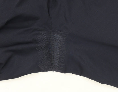 BOSS Men’s Blue Slim Fit Wool Blend Dress Pants Size 27