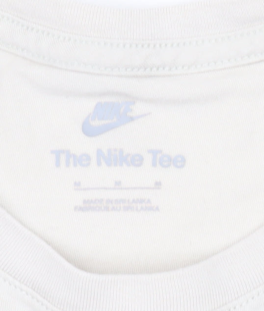 Nike Men's Beige Short Sleeve Crew Neck Cotton T-Shirt Size M