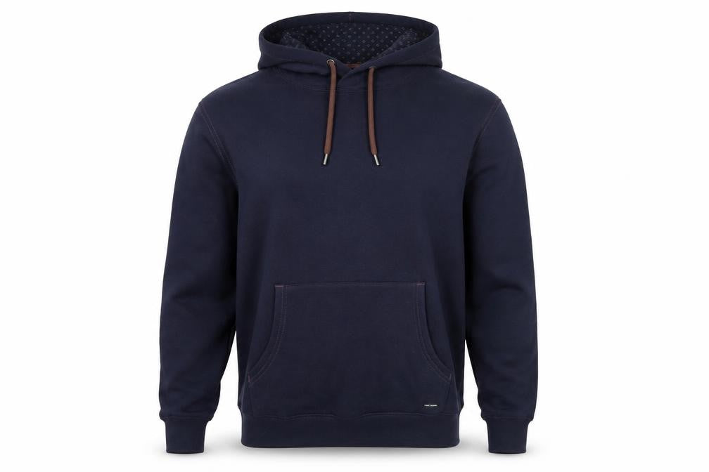 Guide London Men’s Blue Pullover Hoodie L Cotton Casual