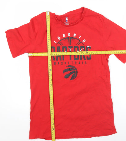 NBA Toronto Raptors Mens Red XL Graphic Print T-Shirt