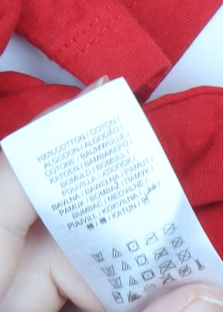 NBA Toronto Raptors Mens Red XL Graphic Print T-Shirt