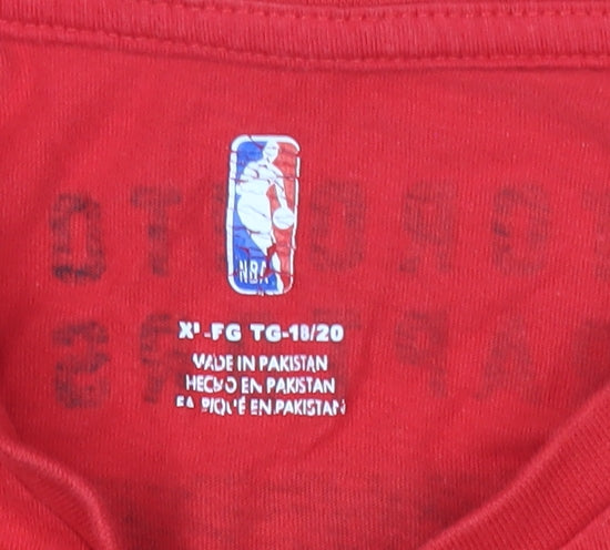 NBA Toronto Raptors Mens Red XL Graphic Print T-Shirt