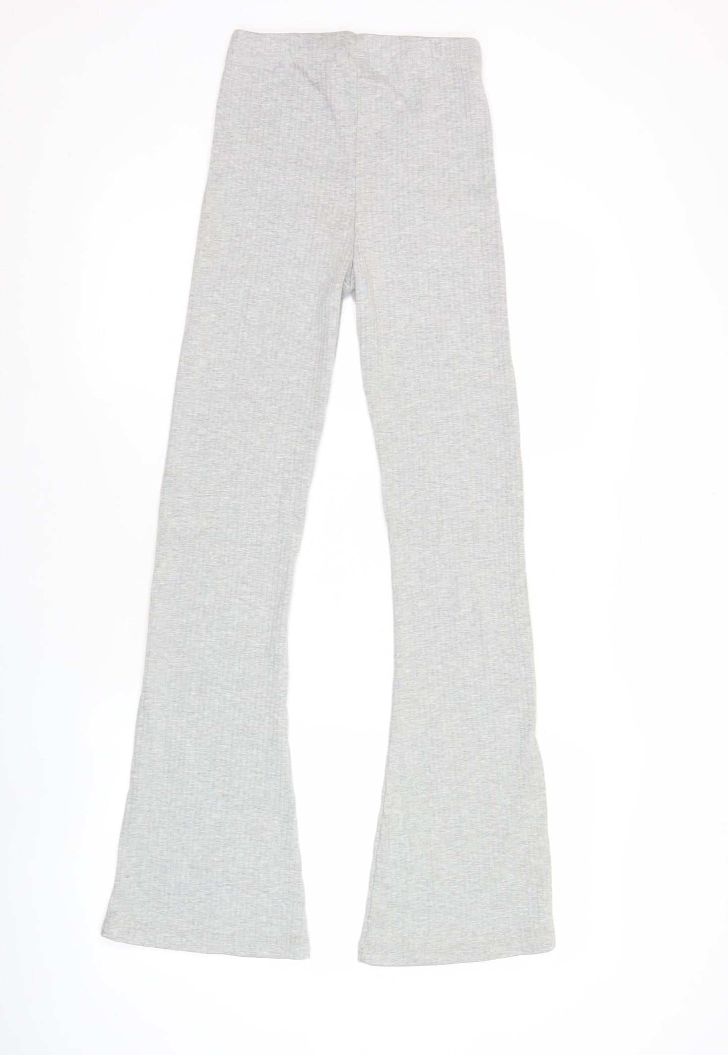 MG Womens Grey Jersey Cotton Blend Leggings Size 10 Slim Fit