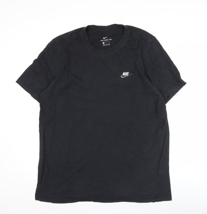 Nike Men's Black XL Short Sleeve Crew Neck Cotton T-Shirt