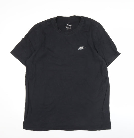 Nike Men's Black XL Short Sleeve Crew Neck Cotton T-Shirt