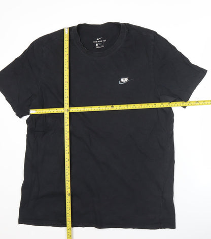 Nike Men's Black XL Short Sleeve Crew Neck Cotton T-Shirt