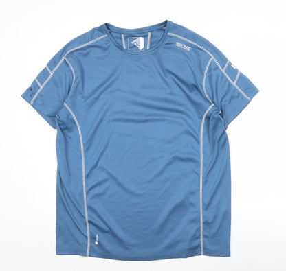 Regatta Men’s Blue XL Sports T-Shirt Quick Dry Activewear Top