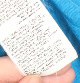 Puma Men's Blue M Graphic Print Sports Crew Neck T-Shirt