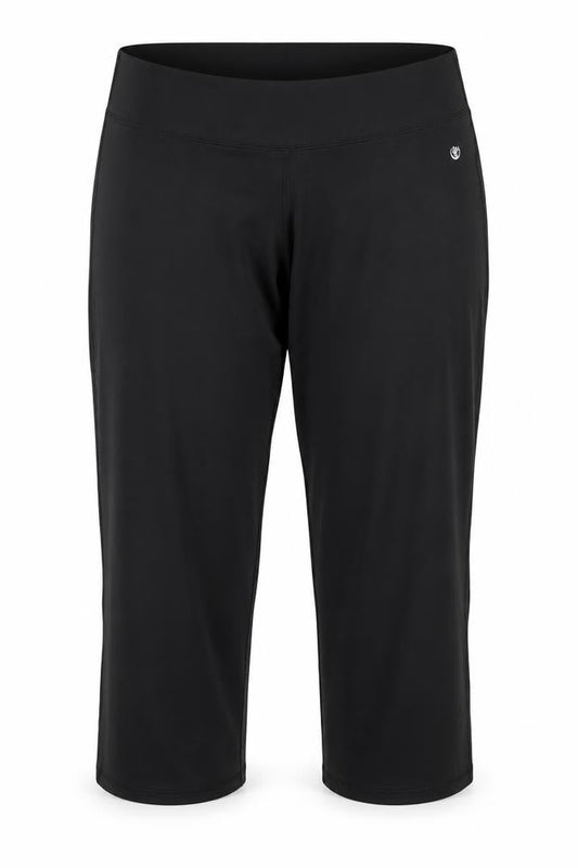 Front view of Dunnes women’s black 2xl slim fit sport leggings