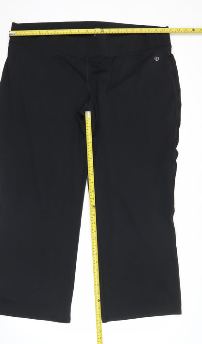 Dunnes Stores Womens Black 2XL Slim Fit Sport Leggings