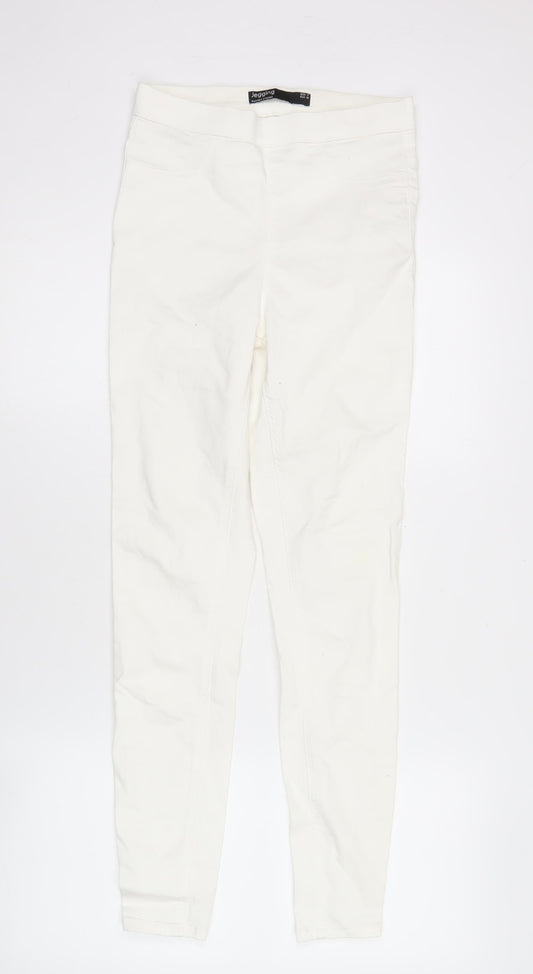 Additional front view of Dunnes Women White Jegging Slim Jeans, size 8
