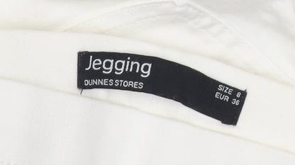 Dunnes Stores Women White Jegging Slim Jeans Size 8