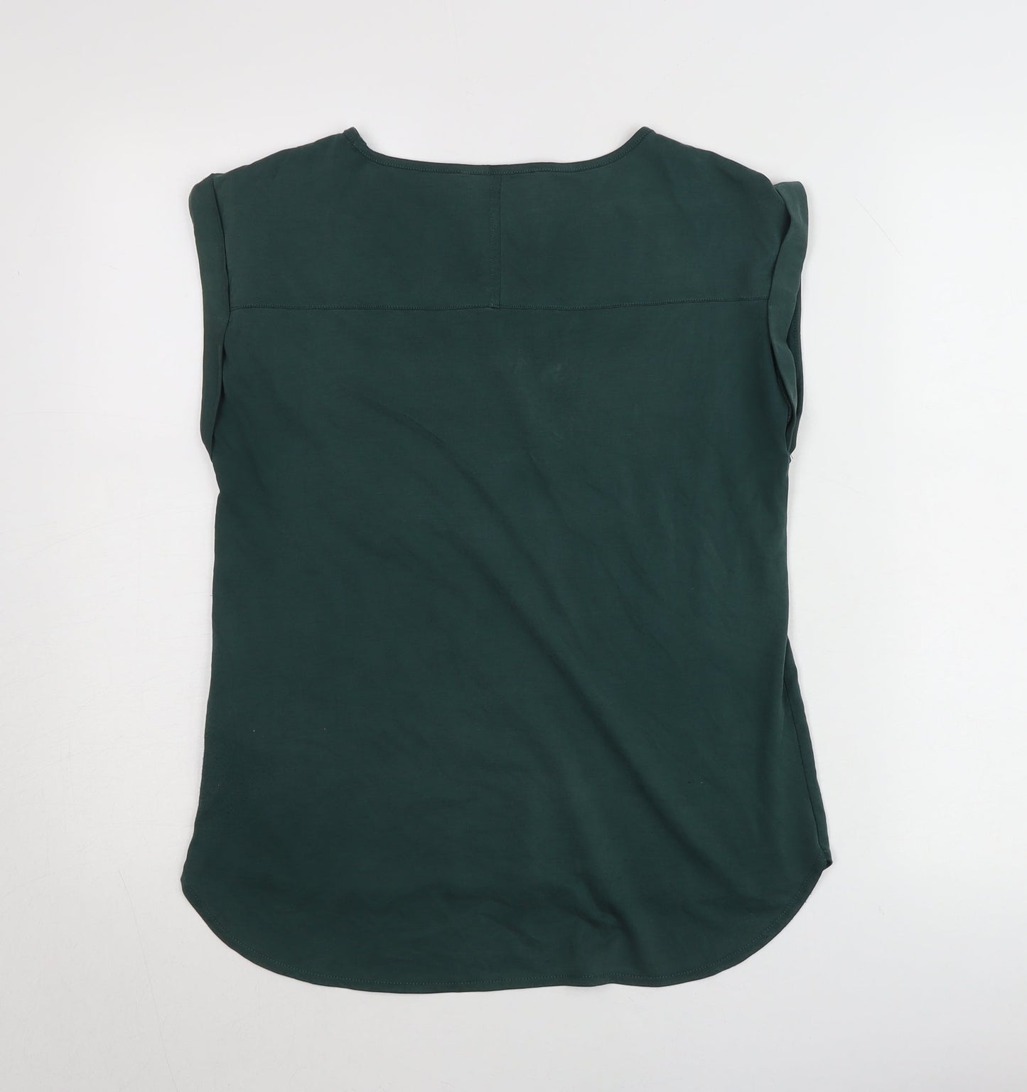 Oasis Women’s Green Sleeveless Blouse Size S Casual Top