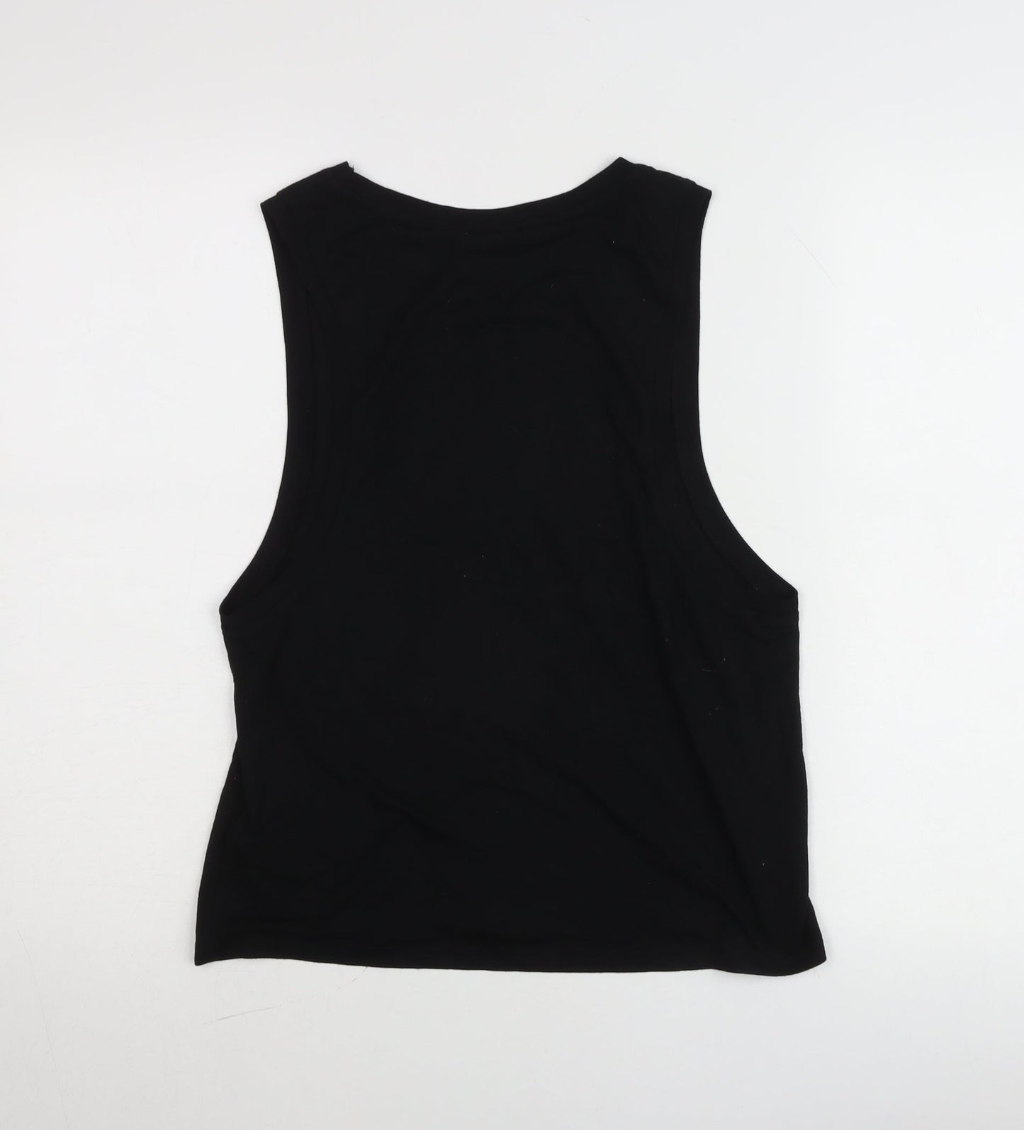 IVY PARK Womens Black Tank Top XXS Sleeveless Jersey Cotton Blend