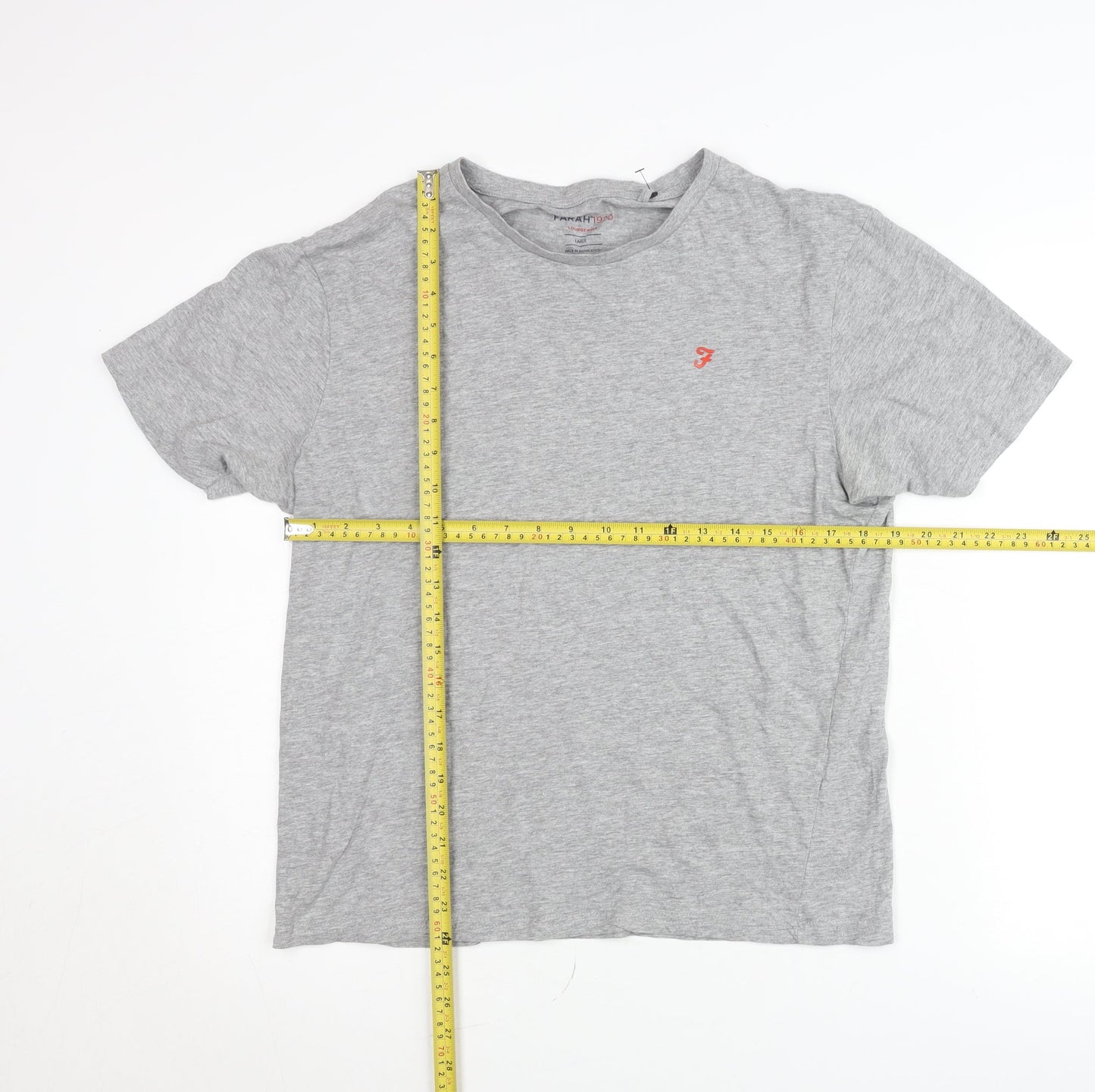 Mens UK Size L Farah Grey  T-Shirt