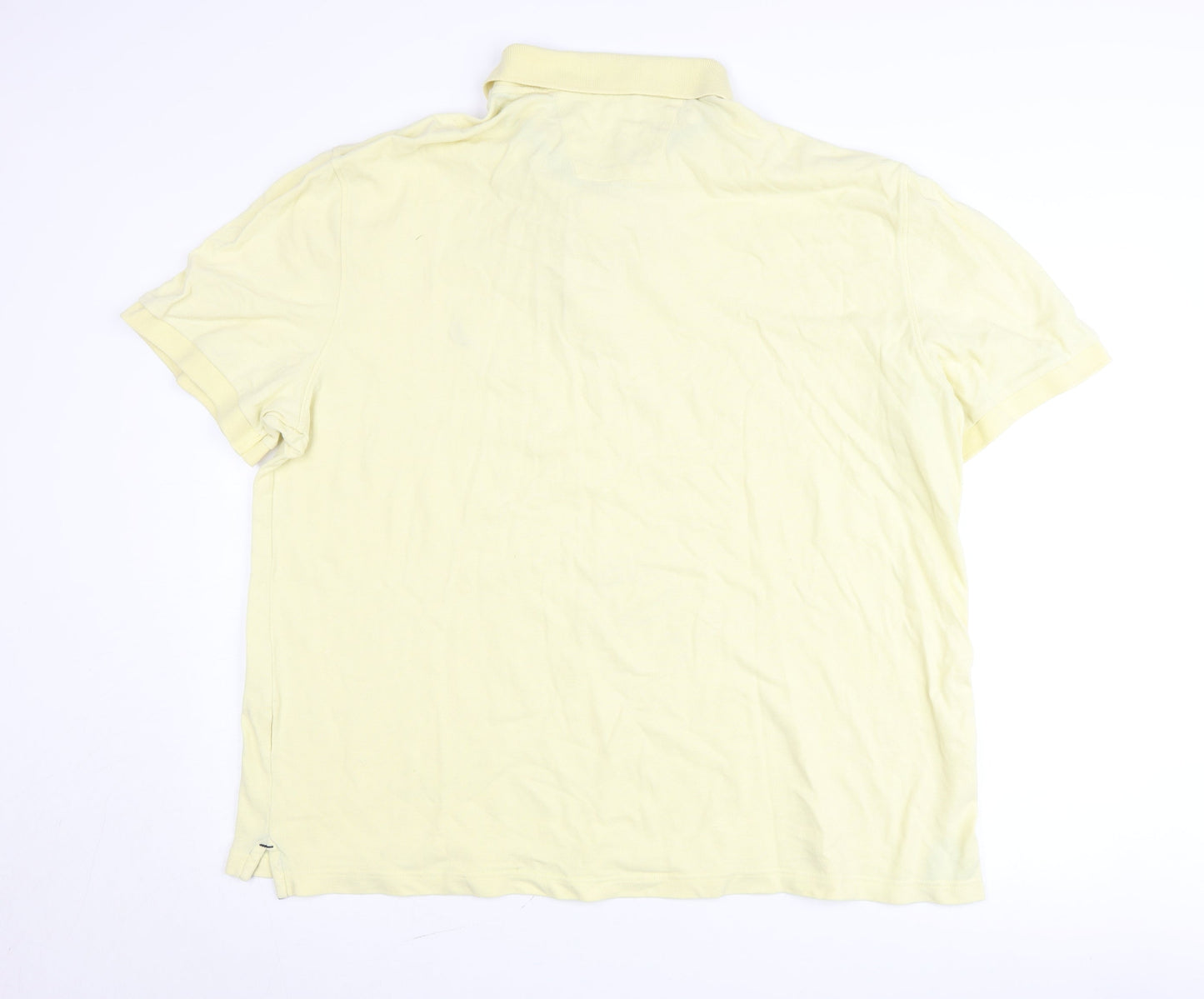 Nautica Men’s Yellow 3XL Classic Fit Cotton Polo Shirt