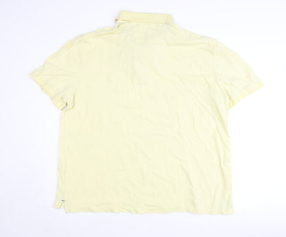 Nautica Men’s Yellow 3XL Classic Fit Cotton Polo Shirt
