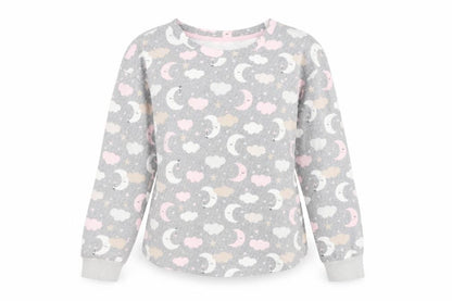 Secret Treasures Women’s Grey Pullover Jumper Size 6 Moon Star Print
