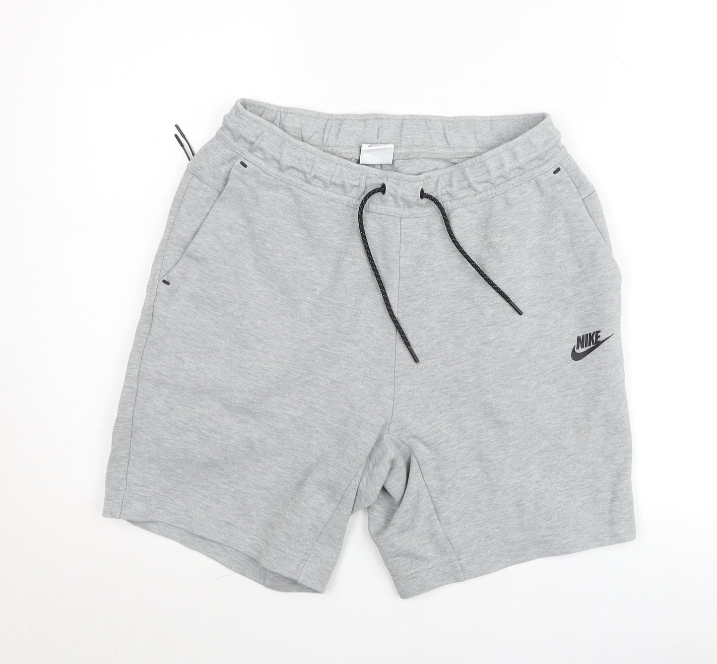 Nike Men’s Grey Sweat Shorts Size S Elastic Waist Casual Sportswear