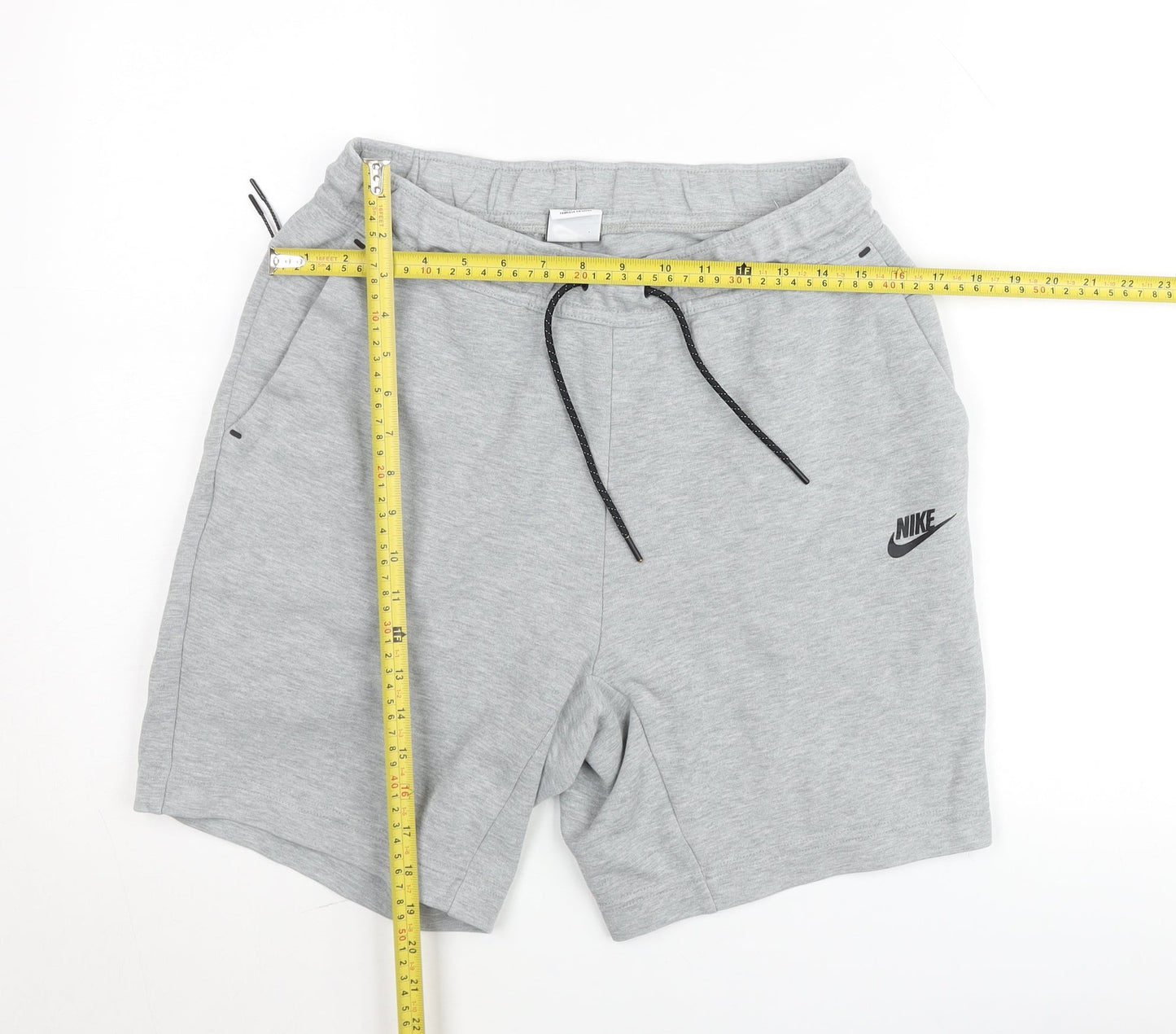 Nike Men’s Grey Sweat Shorts Size S Elastic Waist Casual Sportswear