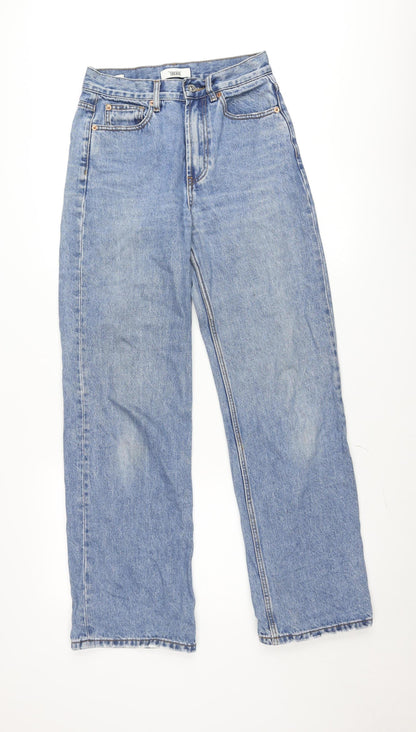 Diesel Womens Blue Straight Leg Jeans Size 8 Short 100% Cotton