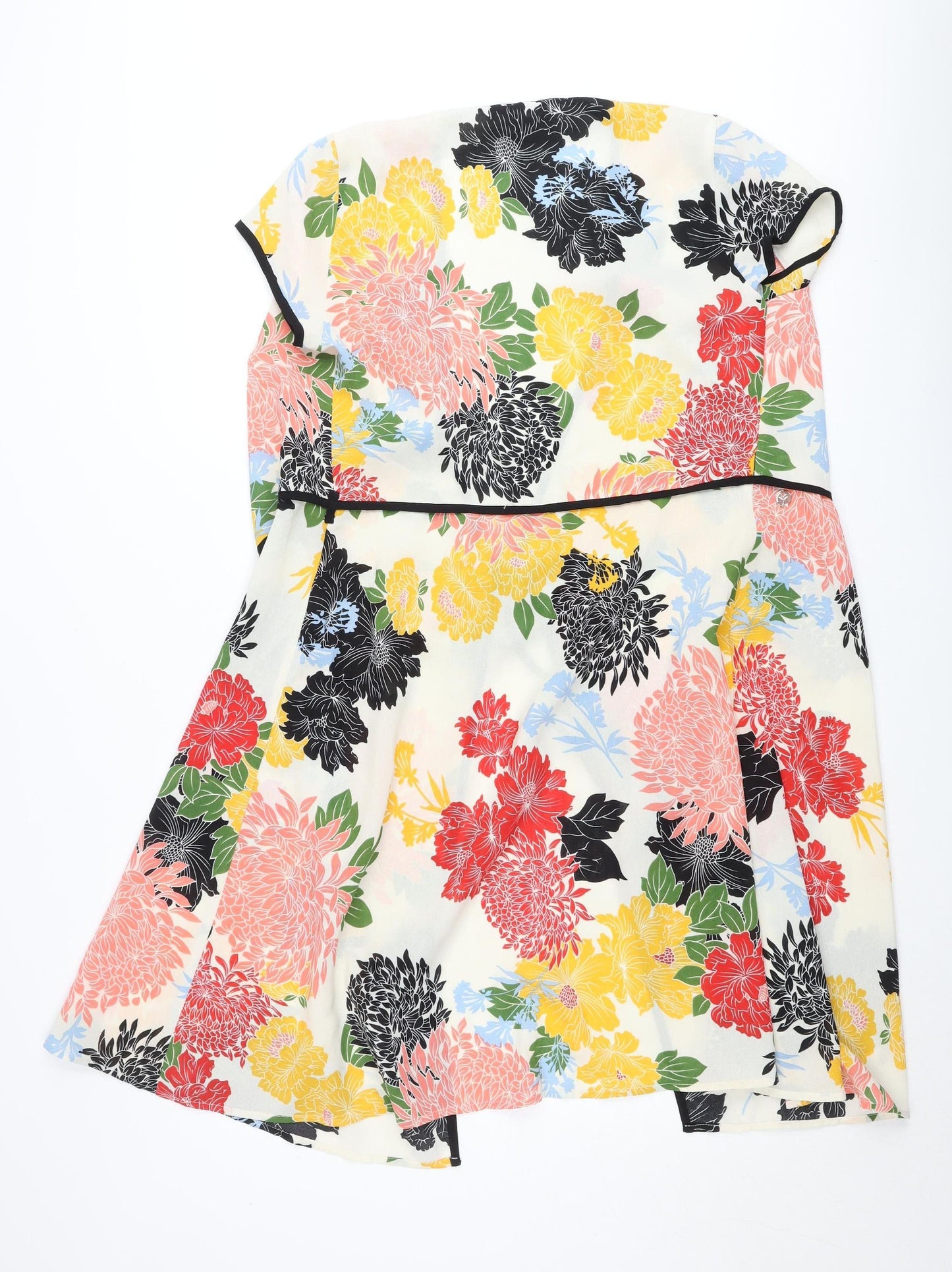 Rant & Rave Women’s Multicoloured Floral Wrap Dress Size 10