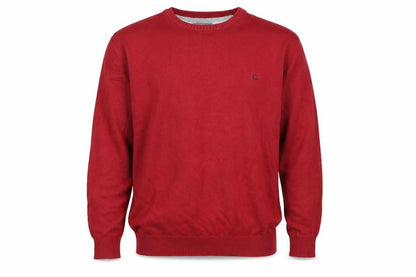 Casa Moda Men's Red XL Pullover Jumper Knit Cotton Crew Neck