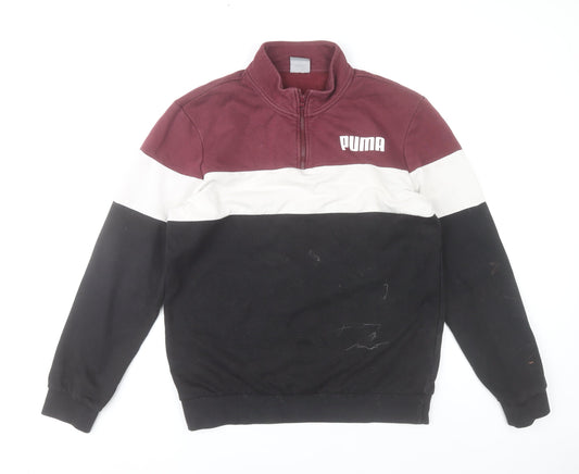 Mens UK Size M PUMA Multicoloured Pullover Sweatshirt