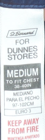 Dunnes Stores Men's Blue Slim Fit Checked Button-Up Shirt Medium 38-40"