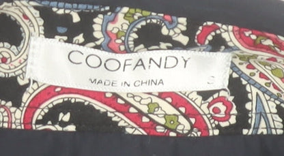 Coofandy Men's Blue Short Sleeve Button-Up Casual Shirt S