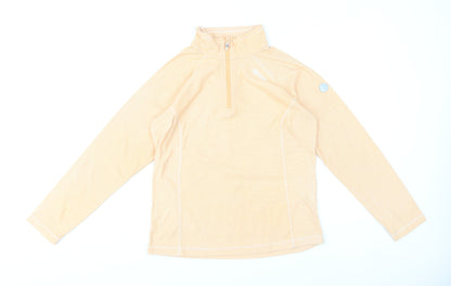 Regatta Women's Beige Half Zip Sweatshirt UK 10 Outdoor Polyester