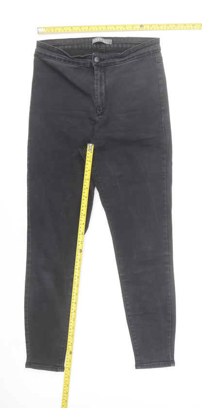 Denim Co. Women's Black Skinny Jeans Size 14 Slim Fit