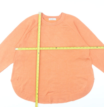 Gallery Womens Orange Size 16 Crew Neck Pullover Jumper
