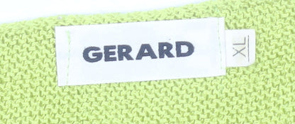Gerard Women’s Yellow XL Pullover Jumper Beaded Round Neck