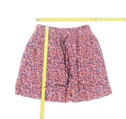 Sinsay Women’s Multicoloured Floral A-Line Skirt Size S