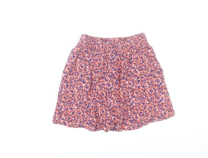 Sinsay Women’s Multicoloured Floral A-Line Skirt Size S