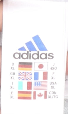 Adidas Mens Grey XL Striped Cotton Polo Shirt Casual Sportswear