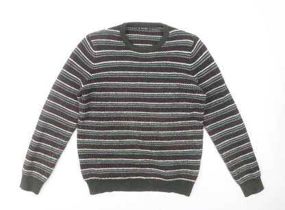 Dunnes Stores Women’s Multicoloured Striped Knit Jumper Size M