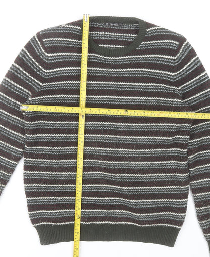 Dunnes Stores Women’s Multicoloured Striped Knit Jumper Size M