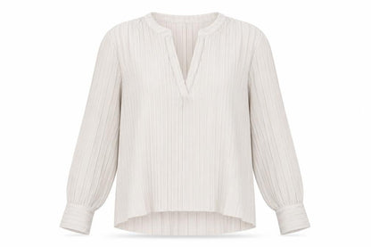 Vero Moda Womens Beige Long Sleeve Tunic Blouse Size L