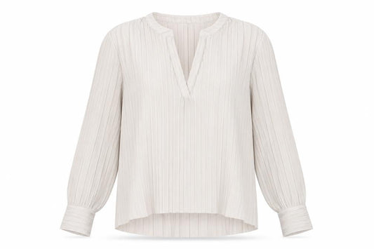 Vero Moda Womens Beige Long Sleeve Tunic Blouse Size L