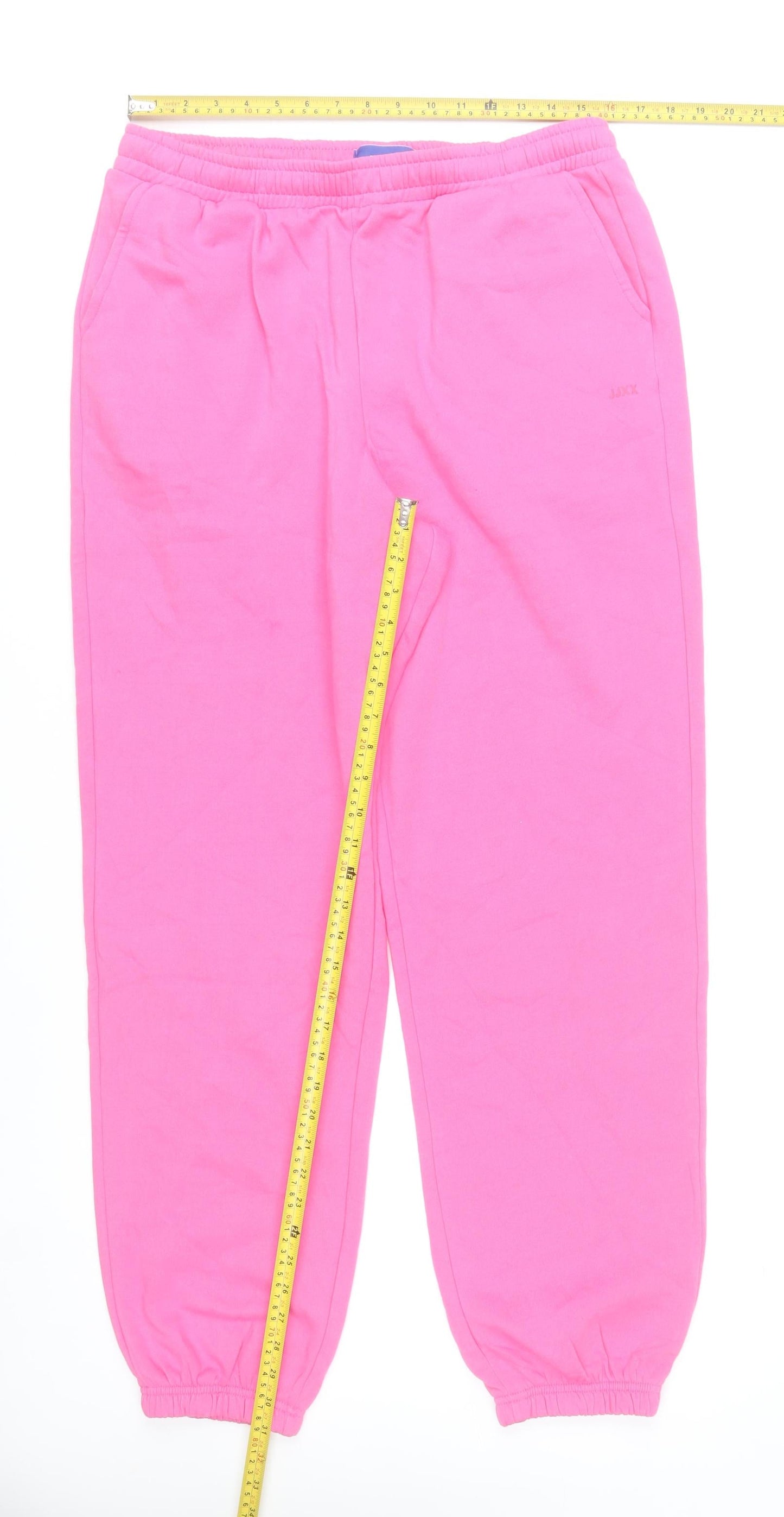 JJXX Womens Pink XL Sweatpants Cotton Blend Casual Trousers