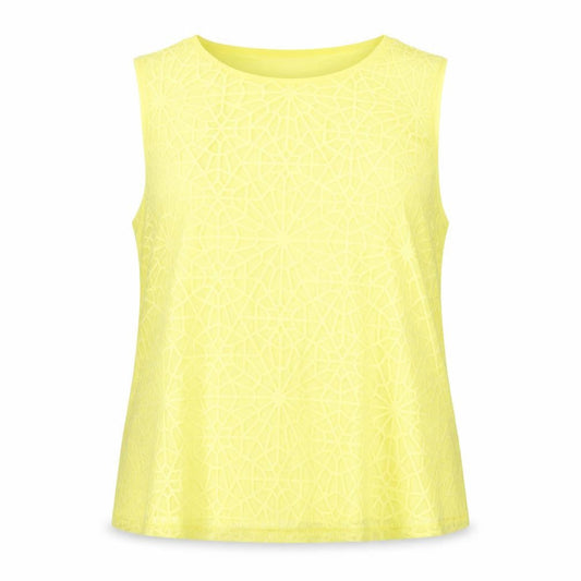 Dunnes Stores Womens Yellow Tank Top Size 20 Sleeveless Summer Casual