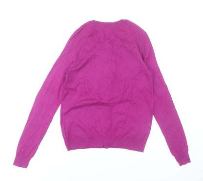 Gap Women’s Purple Knit Cotton Cardigan XS Long Sleeve Button Front