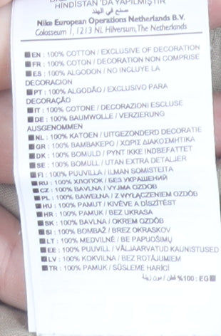 Nike Men's Beige Cargo Shorts Size M 30in Cotton Pockets